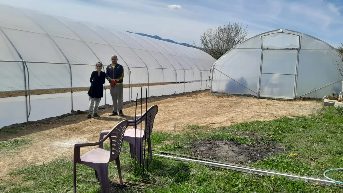 Greenhouses supported through EmpowerHER in Donja Orahovica